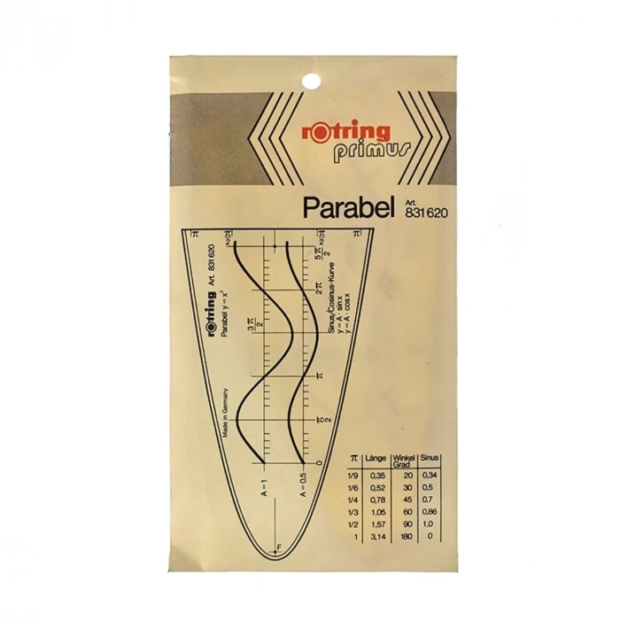 Rotring Primus Parabol Ölçüm Şablonu