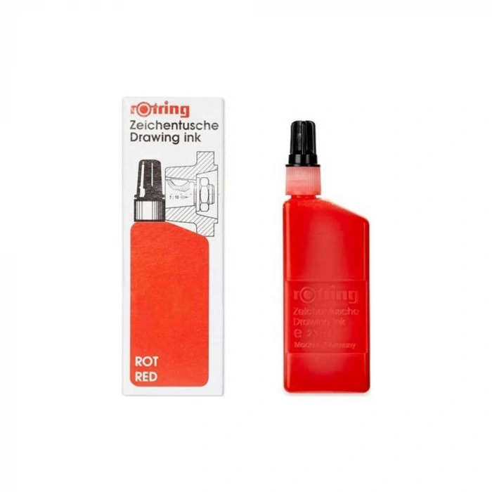 Rotring Rapido Mürekkebi 23 ml Kırmızı