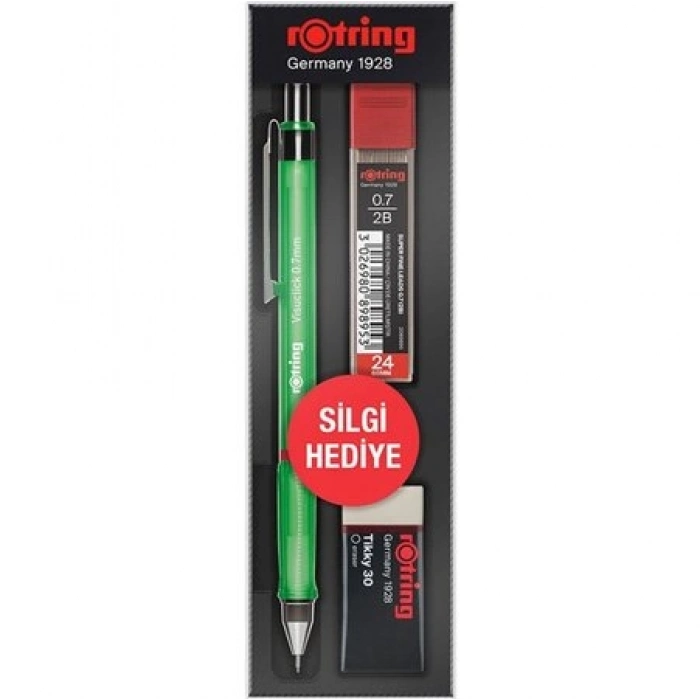 Rotring Visuclick 3lü Okul Seti 0.7mm Yeşil