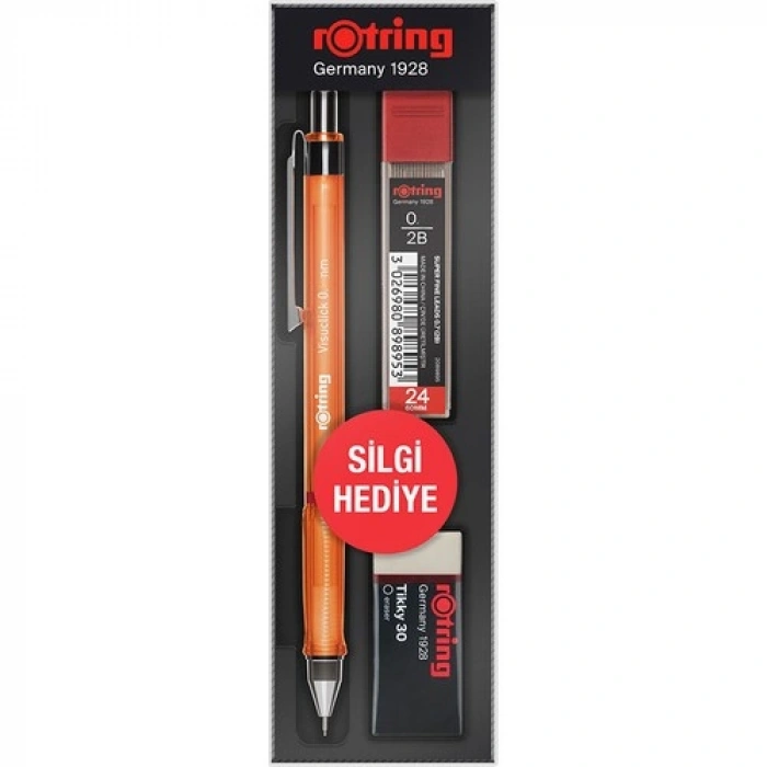 Rotring Visuclick Versatil Kalem Okul Seti 0.7 Turuncu (RO-VK07)