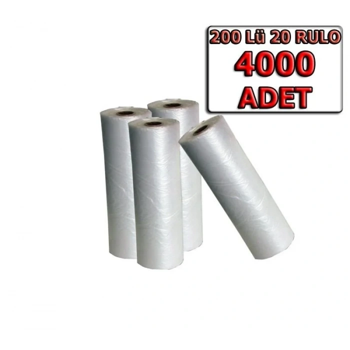 Rulo Hışır Poşet Manav Büyük Boy ( 20 Rulo )