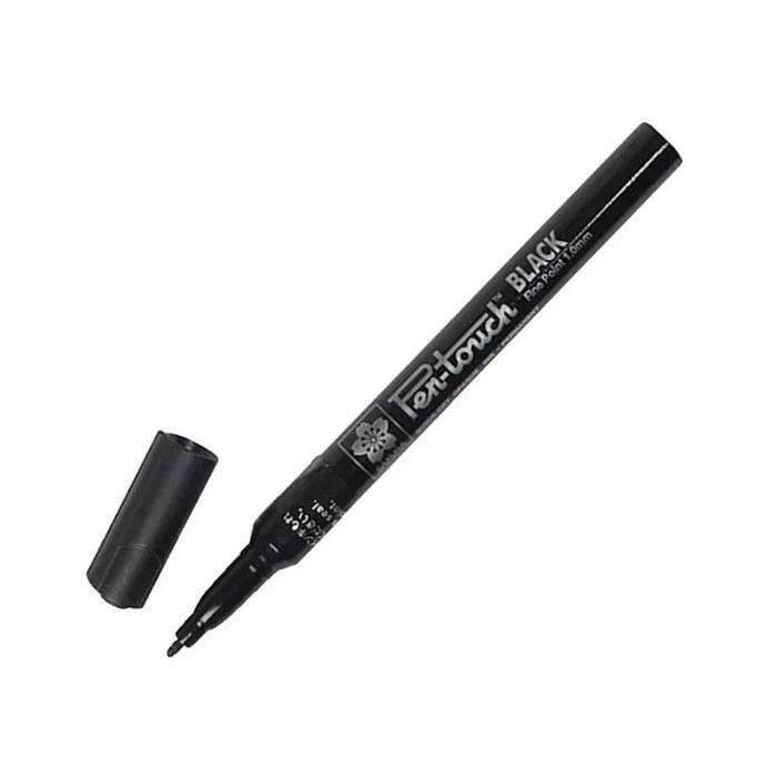 Sakura Pen Touch 1.0 mm Siyah Fine Marker Kalem XPMK-49