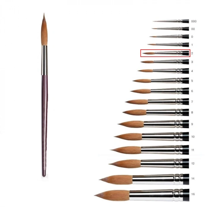 SAMUR 2 No SULU BOYA FIRÇASI