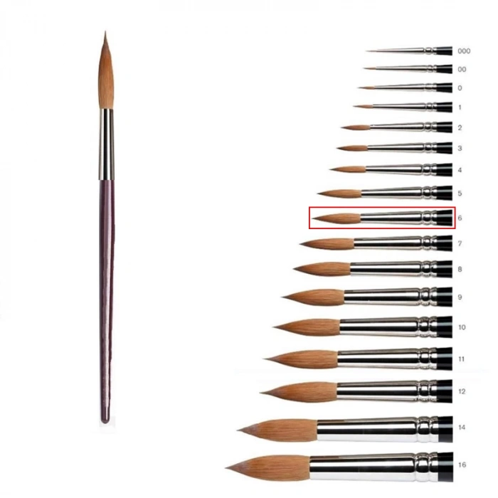 SAMUR 6 No SULU BOYA FIRÇASI