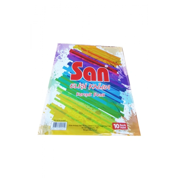 San Elişi Kağıdı A4 10lu