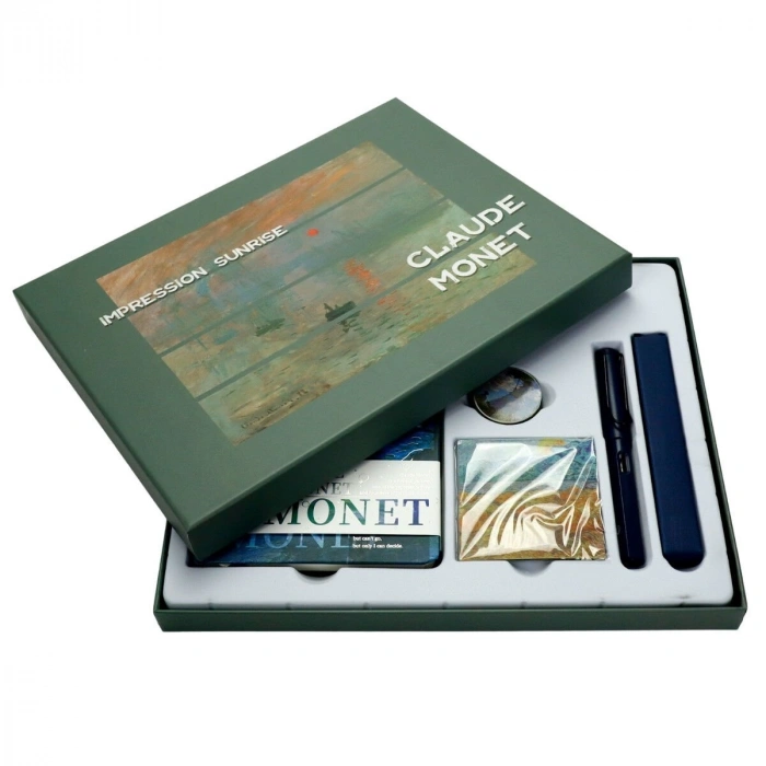 Sanatsal Defter Ve Kalem Hediye Seti Claude Monet 01
