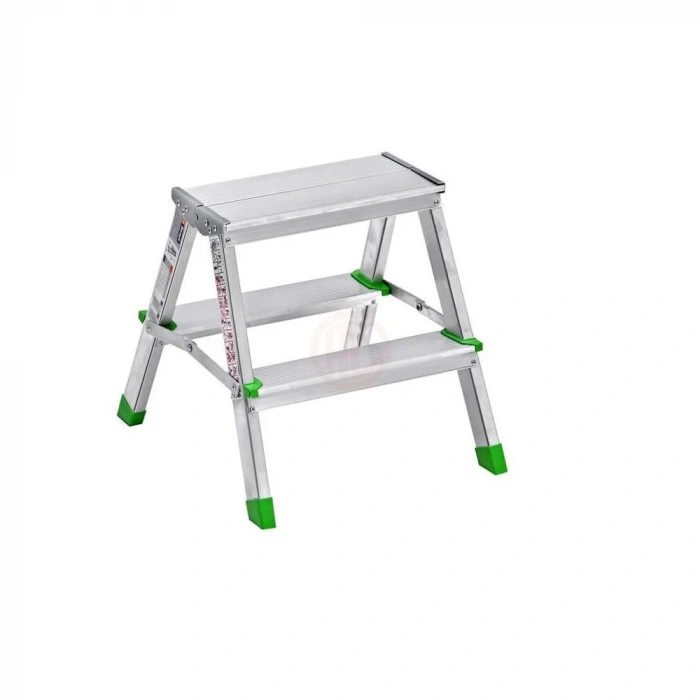 Saraylı Alüminyum Çift Taraflı Merdiven 2+2 Basamaklı