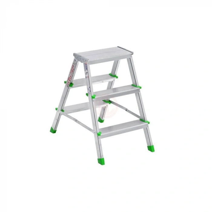 Saraylı Alüminyum Çift Taraflı Merdiven 3+3 Basamaklı