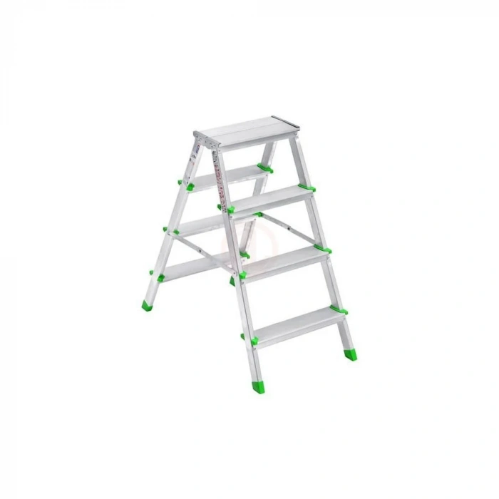 Saraylı Alüminyum Çift Taraflı Merdiven 4+4 Basamaklı