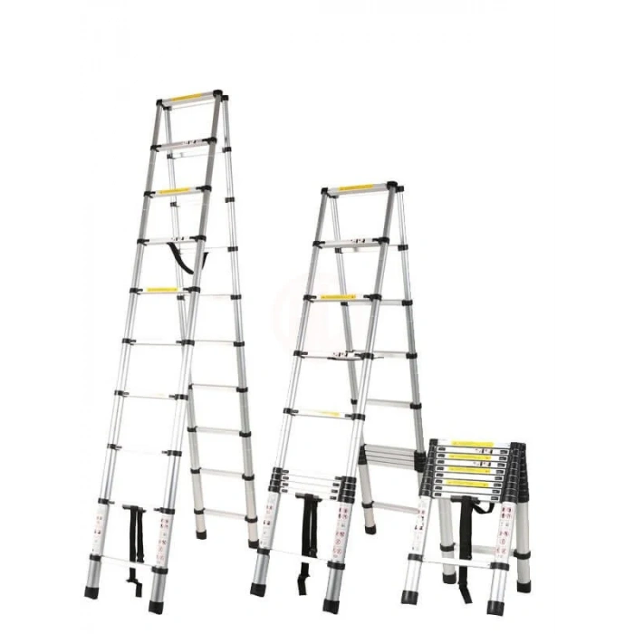 Saraylı Teleskopik Merdiven A Tipi 9+9 Basamak 290 Cm