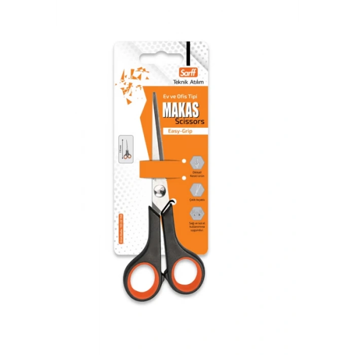 SARFF EASY GRİP OFİS MAKASI 17cm (15322150)