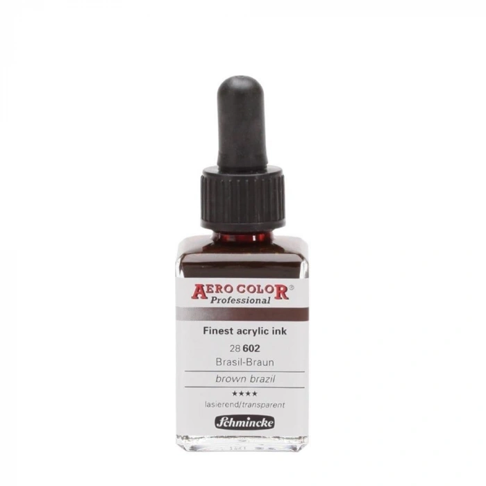 Schmincke Aero Color Akrilik Mürekkep 28 ml. 602 BroBrazil