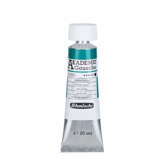 Schmincke Akademie Guaj Boya 20 ml. 500 Phthalo Green