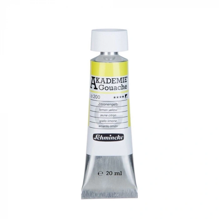 Schmincke Akademie Guaj Boya 20 ml. 200 Lemon Yellow