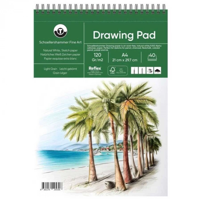 Schoellershammer Drawing Pad Eskiz Defteri 120 gr. A4 40 yaprak