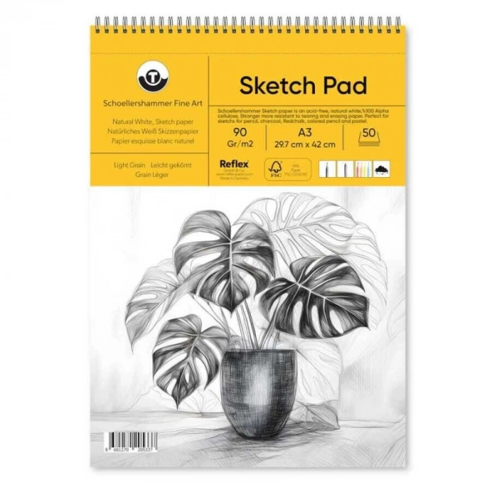 Schoellershammer Sketch Pad Eskiz Defteri 90 gr. A3 50 yaprak