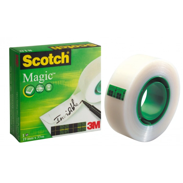 Scotch Magic Görünmez Bant Yeşil 19mm x 33m