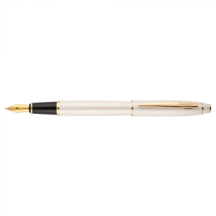 Scrikss Dolma Kalem 35 Lüks Beyaz Altın Kutuda