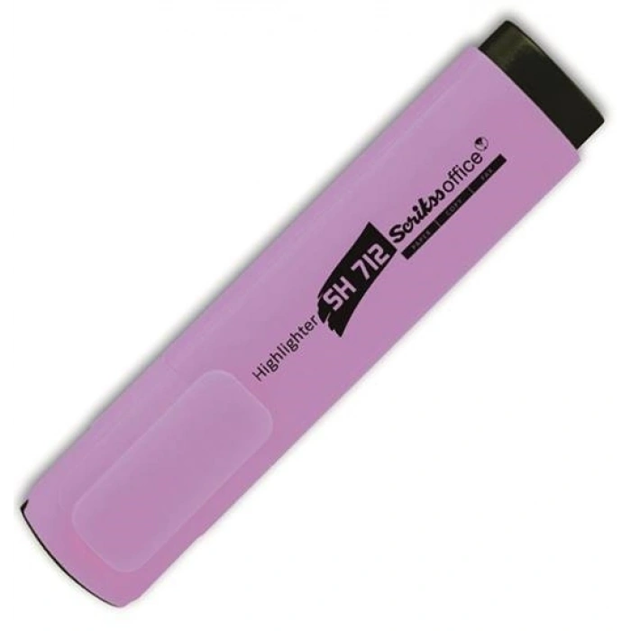 Scrikss Office Highlighter Fosforlu İşaretleme Kalemi PASTEL LİLA