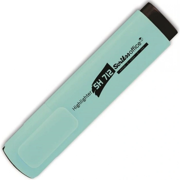Scrikss Office Highlighter Fosforlu İşaretleme Kalemi PASTEL TURKUAZ