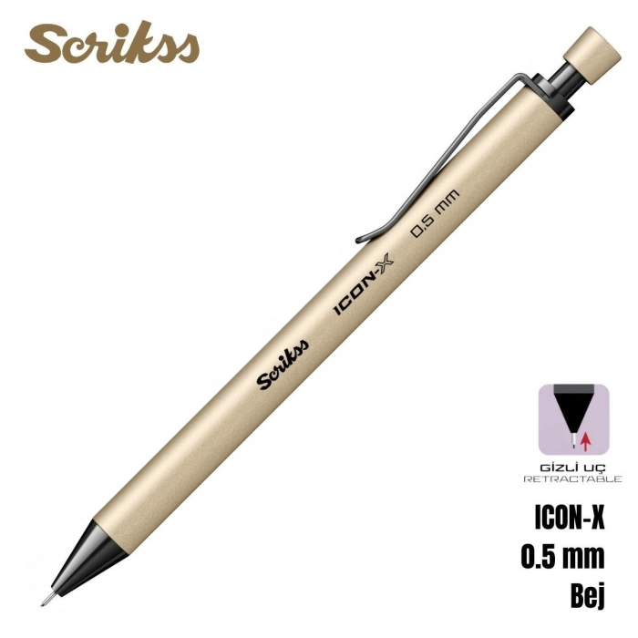 Scrikss Versatil Kalem Icon-X 0.5mm Bej
