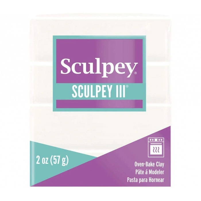 Sculpey III Polimer Kil 001 White (Beyaz)