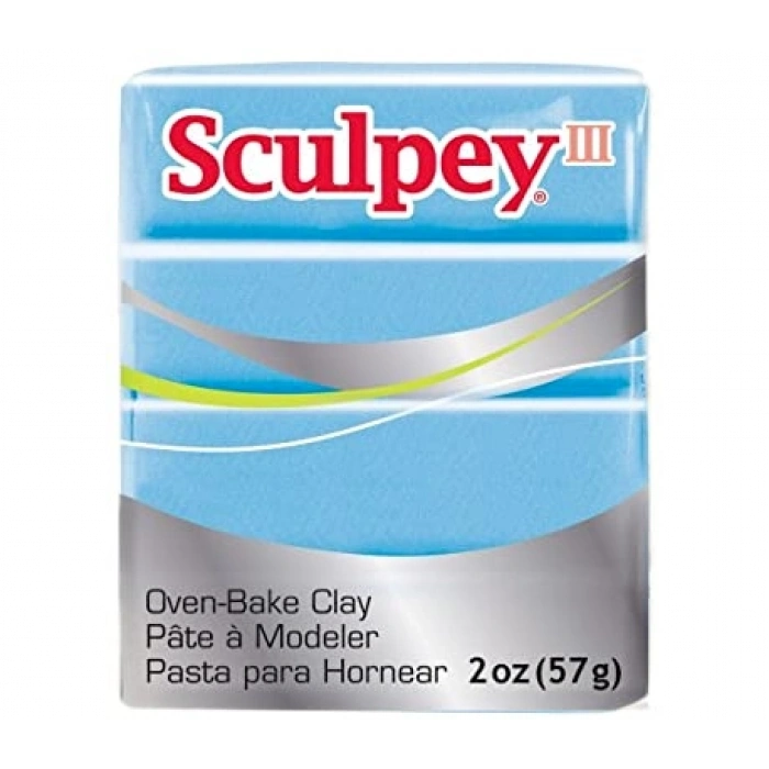 Sculpey III Polimer Kil 1103 Light Blue Pearl (Açık Mavi İnci)
