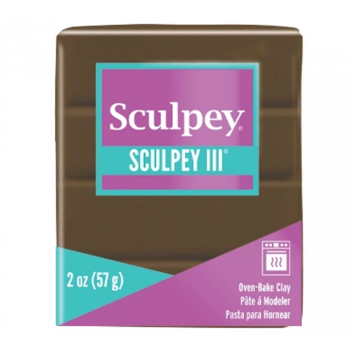 Sculpey III Polimer Kil 1109 Suede Brown (Suede Kahve)