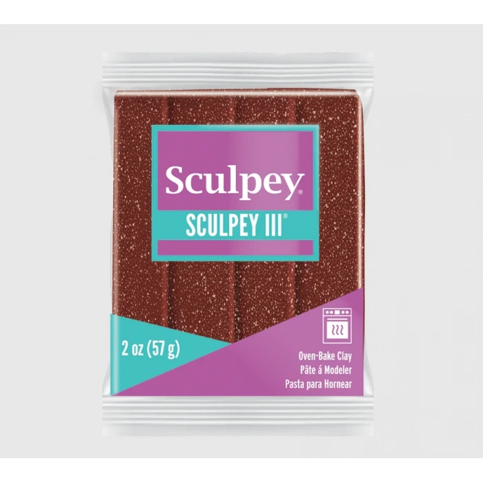 Sculpey III Polimer Kil 320 Garnet Glitter (Simli)