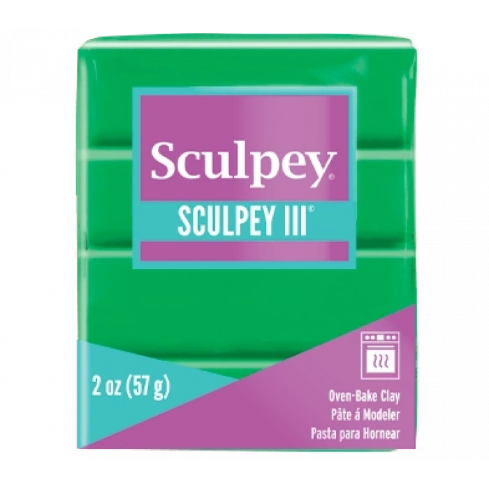 Sculpey III Polimer Kil 323 Emerald (Zümrüt Yeşili)