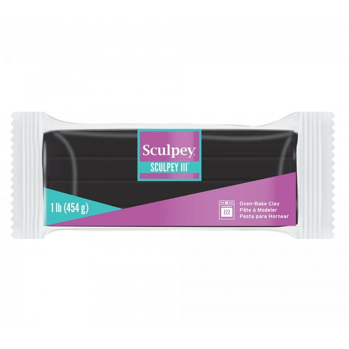 Sculpey III Polimer Kil 454 gr. 042 Black (Siyah)