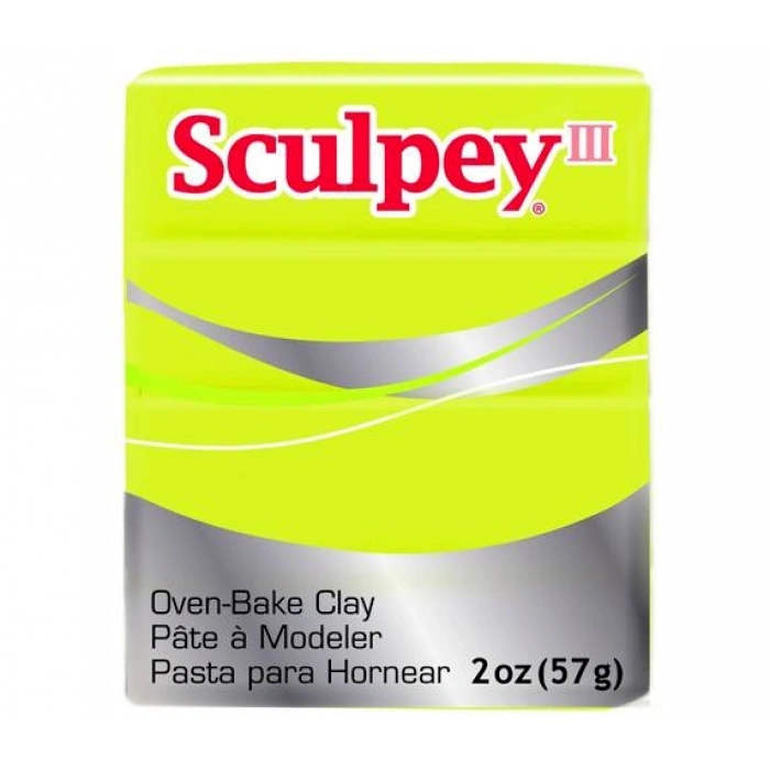 Sculpey III Polimer Kil 534 Acid Yellow