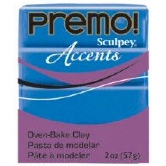 Sculpey Premo Accents Ekstra Efektli Polimer Kil 5289 Blue Pearl