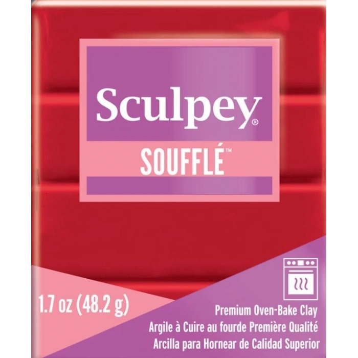 Sculpey Souffle Polimer Kil 48 gr. Kiraz