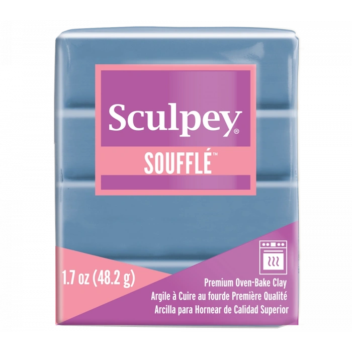 Sculpey Souffle Polimer Kil 48 gr. Mavi Taş (Bluestone)