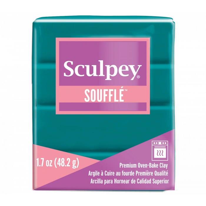 Sculpey Souffle Polimer Kil 48 gr. Turkuaz (Sea Glass)