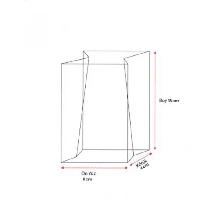 ŞEFFAF KARE TABANLI POŞET (6X18) 250 adet