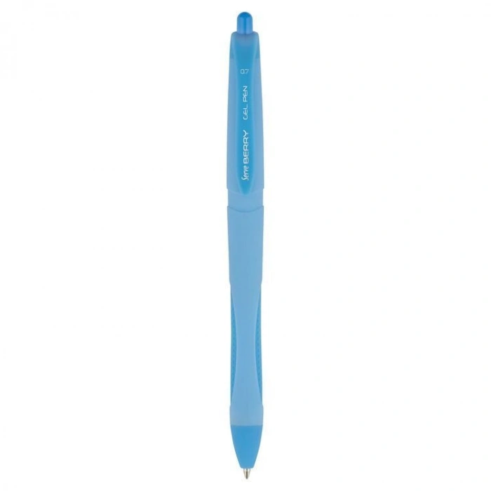 Serve Berry Hızlı Kuruyan Jel Kalem 0.7 mm. PASTEL MAVİ