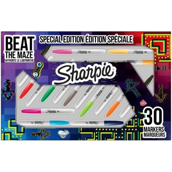 SHARPIE 30 LU FINE PERMANENT MARKÖR LABİRENT 2180836