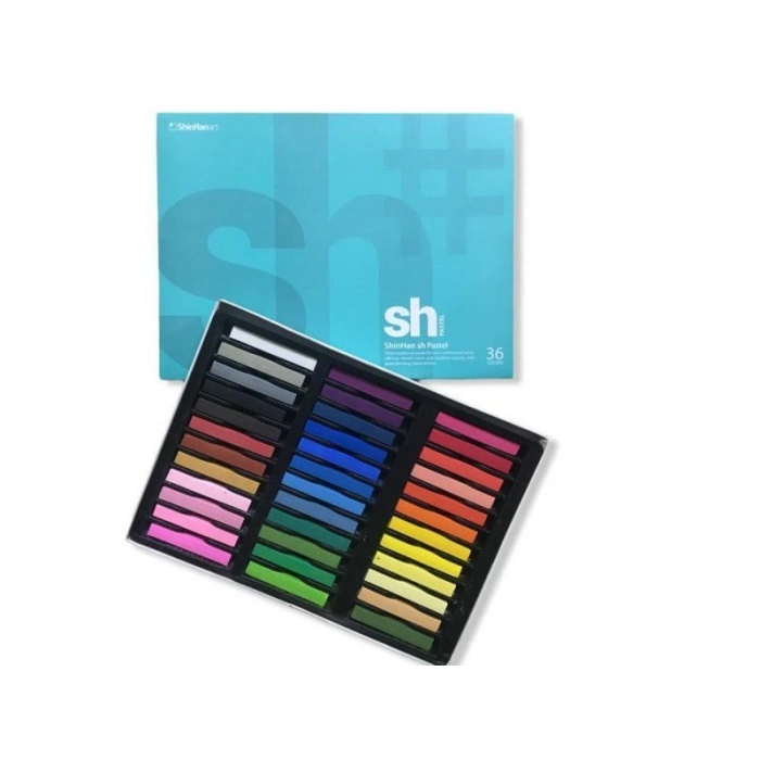 Shinhan Art Soft Pastel Toz Pastel Boya Seti 36 Renk Tam Boy (Large)