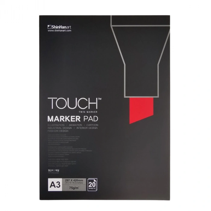Shinhan Art Touch Pad Marker Blok A3 75gr 20yp