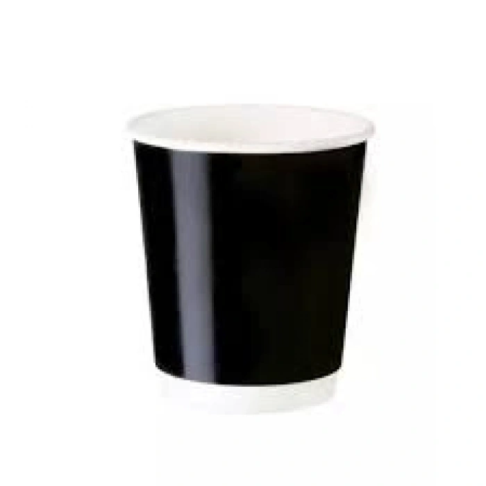 SİYAH DOUBLE WALL 8 OZ ( 250 ML ) KARTON BARDAK ARNES 500 ADET