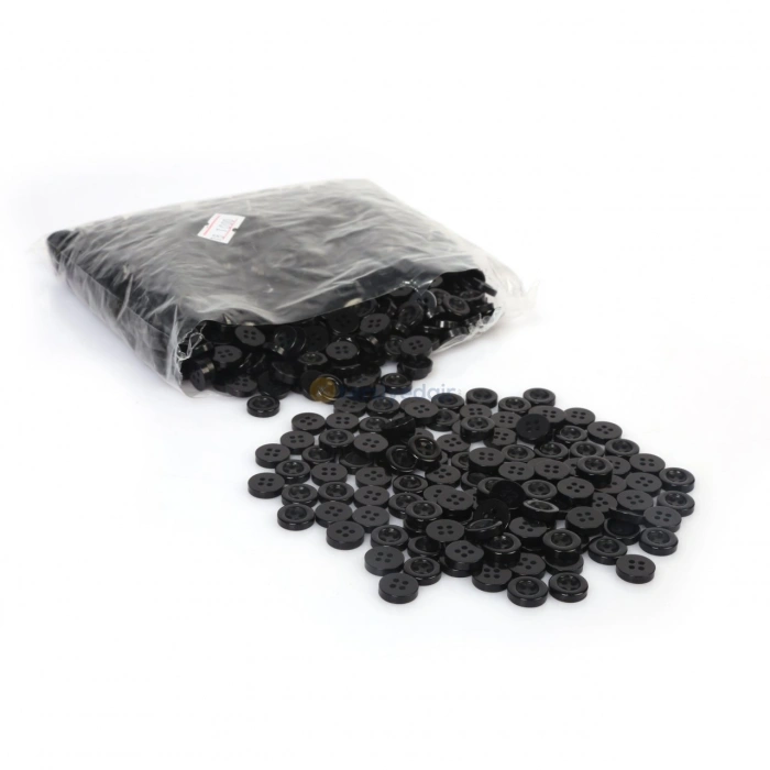 Siyah Gömlek Düğmesi 100 Adet