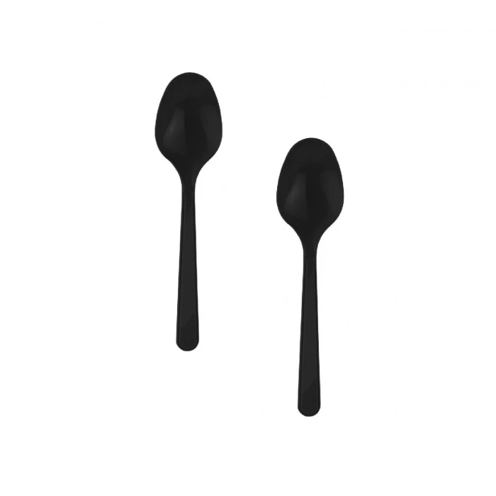 Siyah Lüks Plastik Büyük Kaşık ( 2000 Adet )
