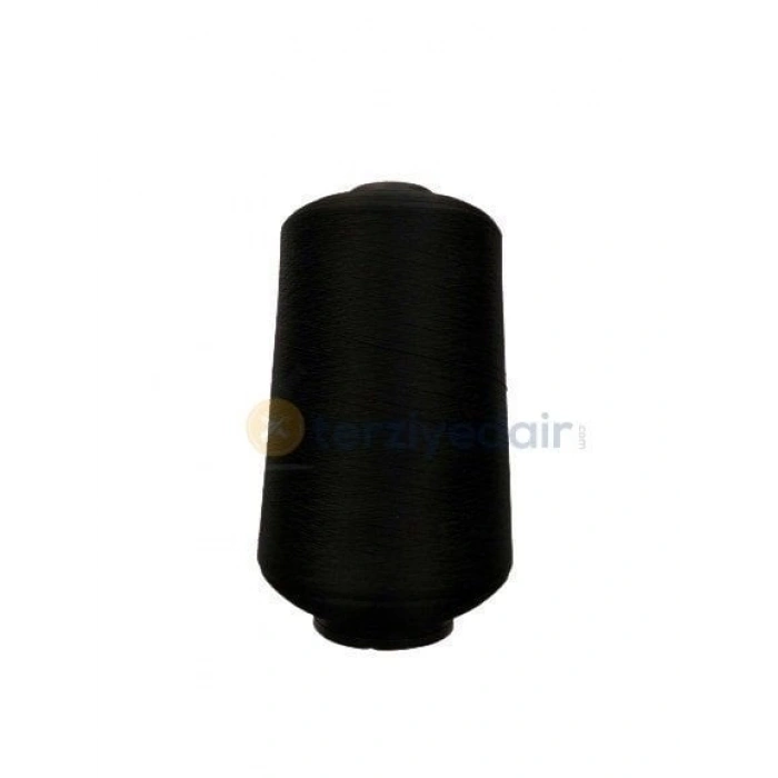 Siyah Overlok İpliği Küçük Bobin