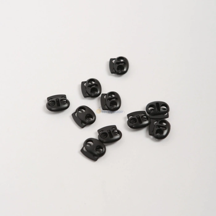 Siyah Yassı Yaylı Stoper 10 Adet