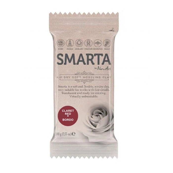 Smarta Havayla Kuruyan Modelleme Hamuru 100 gr. BORDO