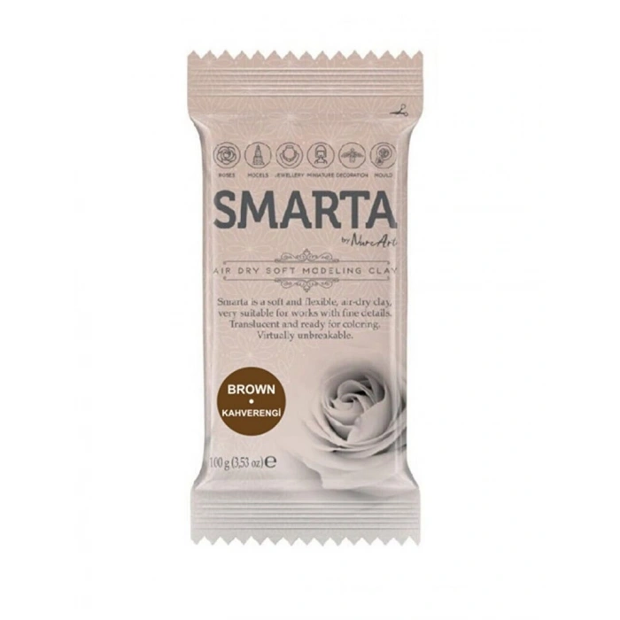 Smarta Havayla Kuruyan Modelleme Hamuru 100 gr. KAHVERENGİ