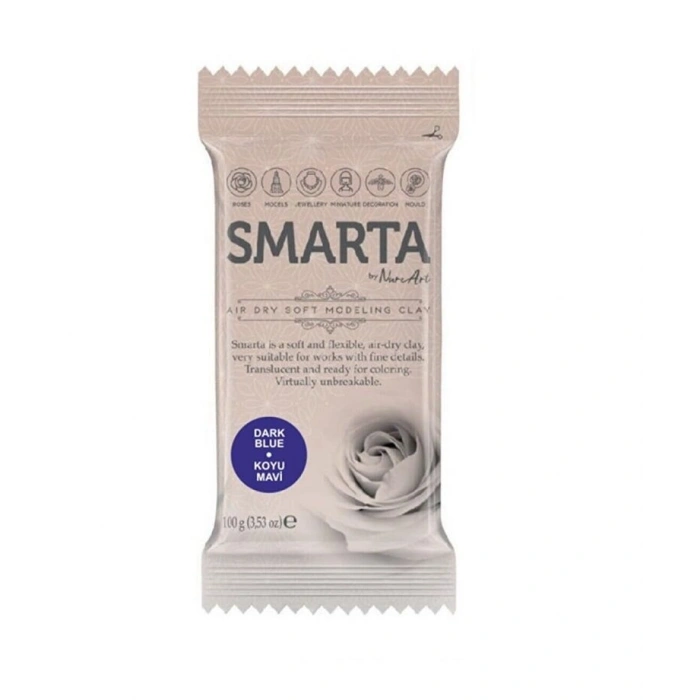Smarta Havayla Kuruyan Modelleme Hamuru 100 gr. KOYU MAVİ