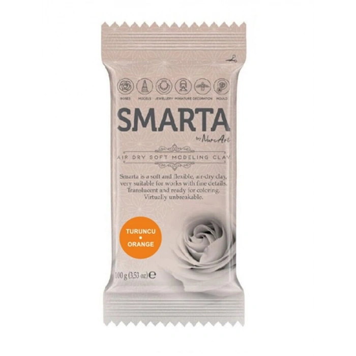 Smarta Havayla Kuruyan Modelleme Hamuru 100 gr. TURUNCU